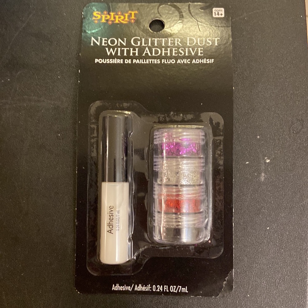 Neon Glitter Dust with adhesive